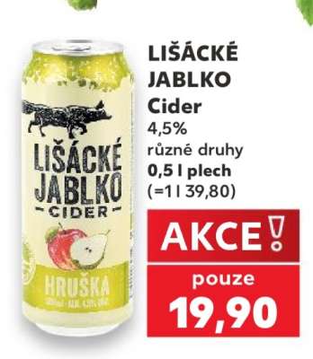 LIŠÁCKÉ JABLKO Cider