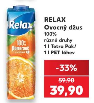 RELAX Ovocný džus