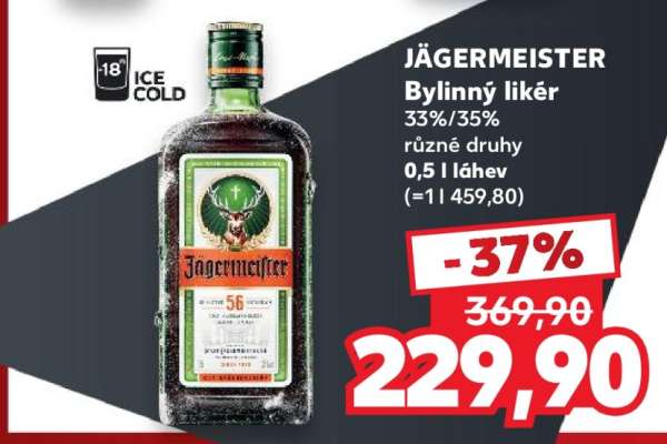 JÄGERMEISTER Bylinný likér