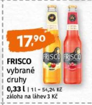 FRISCO vybrané druhy