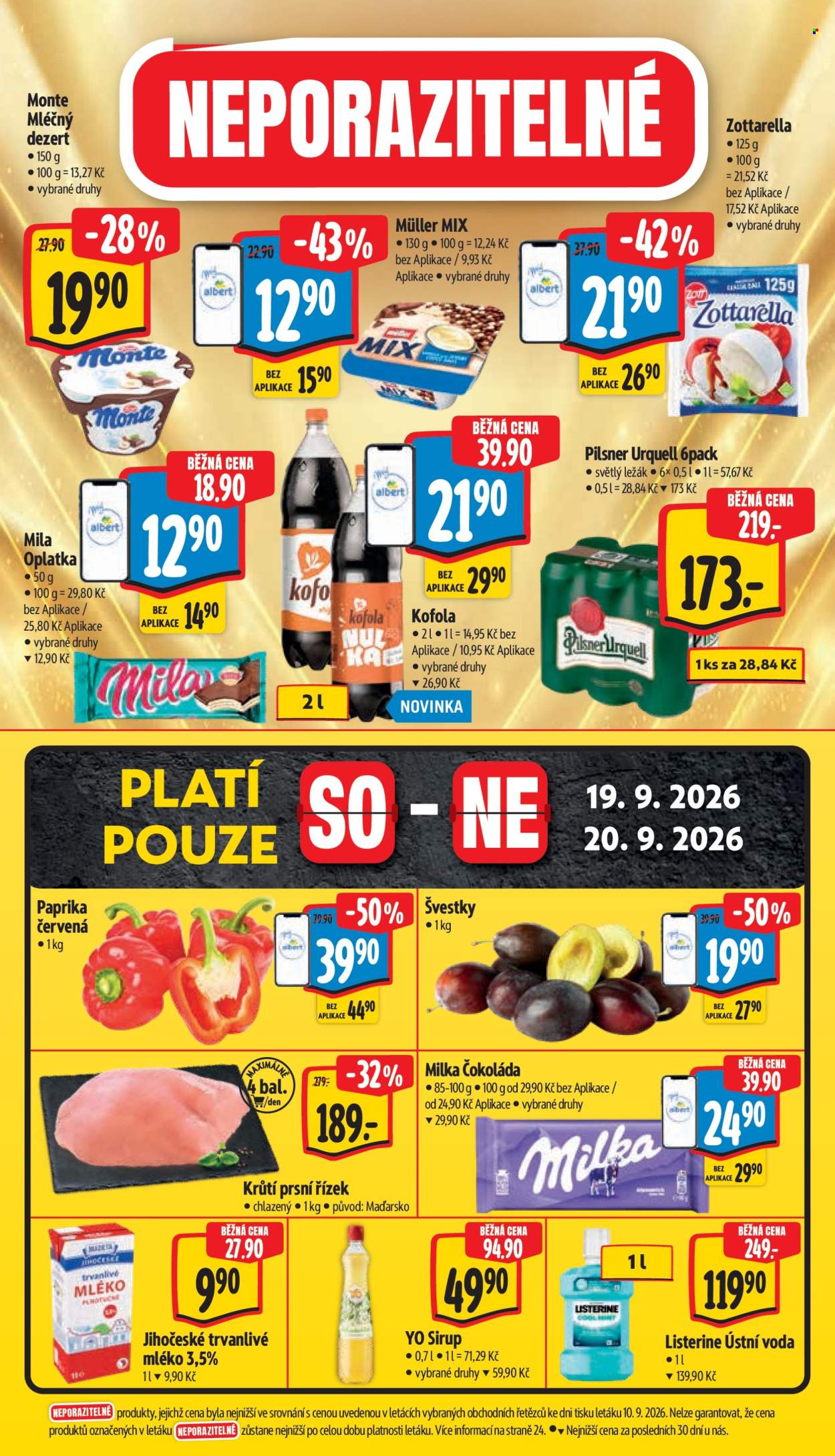 Leták Albert Supermarket - 16.9.2026 - 22.9.2026. Strana 44