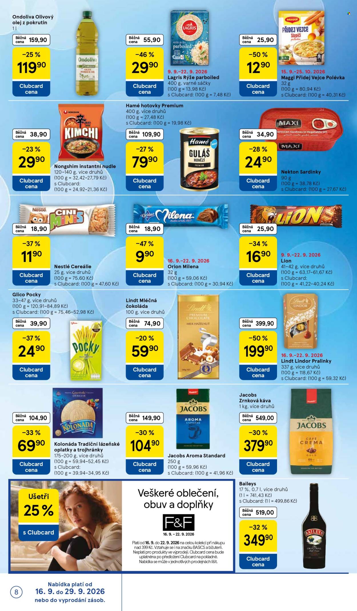 Leták TESCO - 16.9.2026 - 22.9.2026. Strana 8
