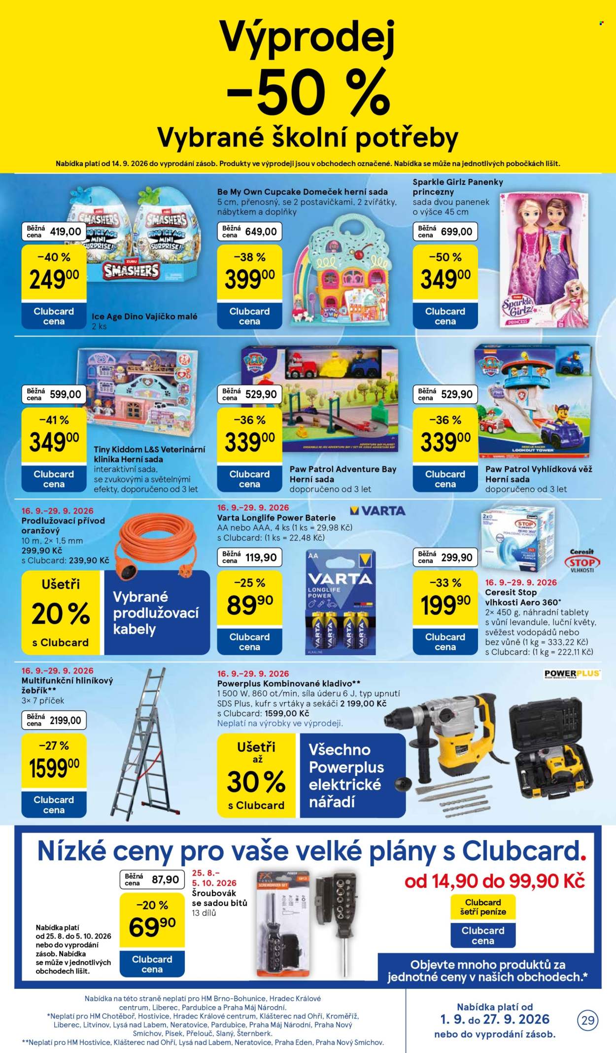 Leták TESCO - 16.9.2026 - 22.9.2026. Strana 29
