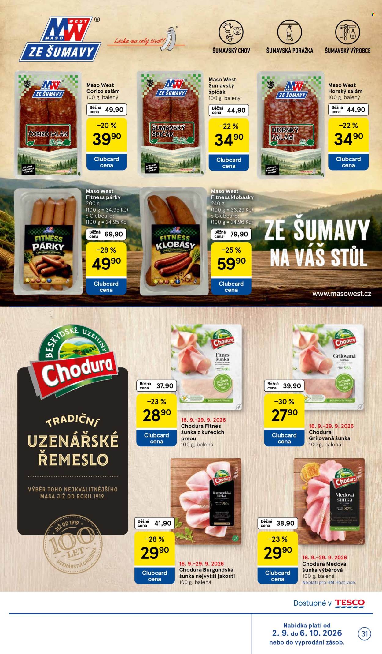 Leták TESCO - 16.9.2026 - 22.9.2026. Strana 31
