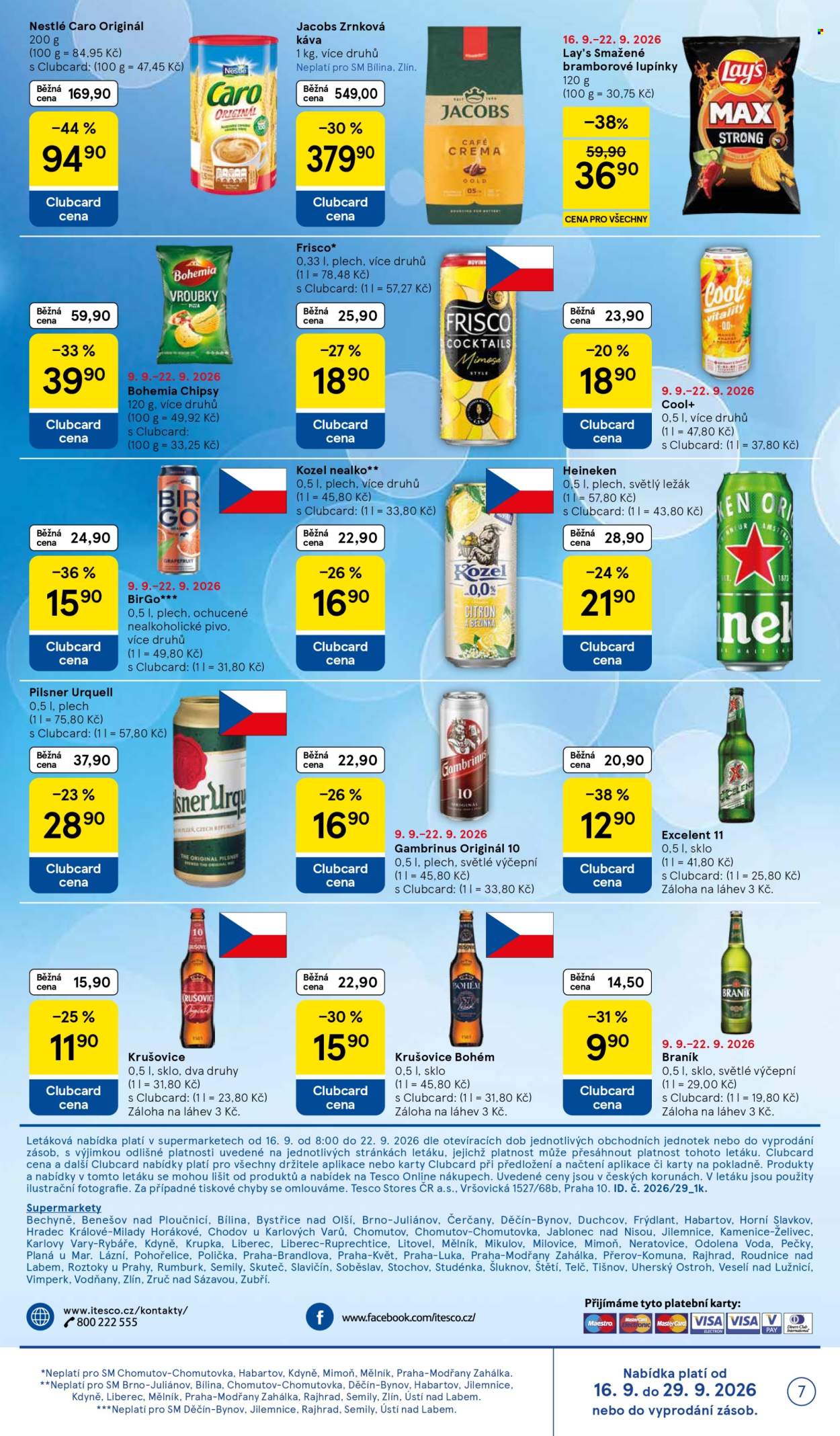 Leták TESCO supermarket - 16.9.2026 - 22.9.2026. Strana 7