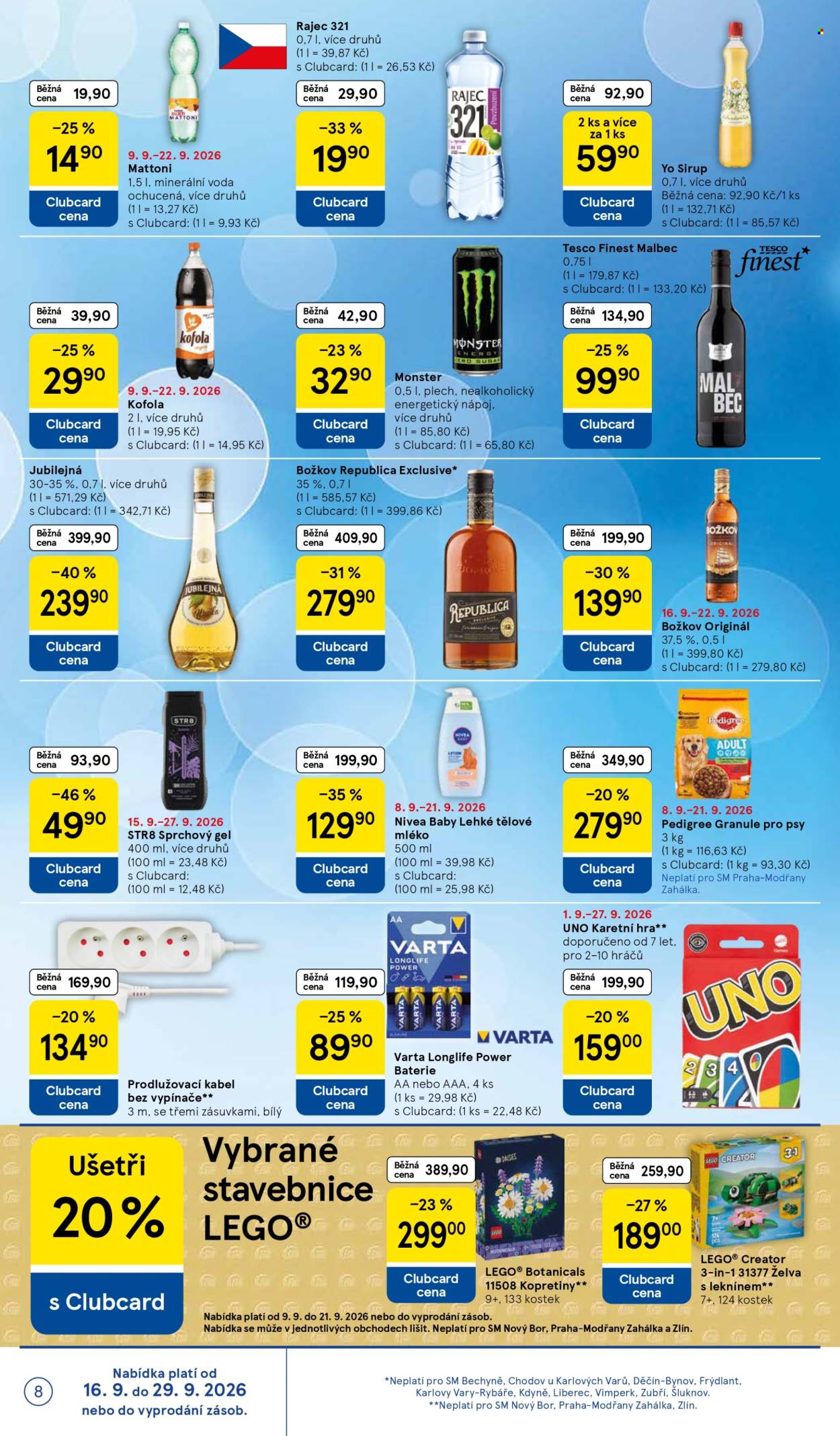 Leták TESCO supermarket - 16.9.2026 - 22.9.2026. Strana 8