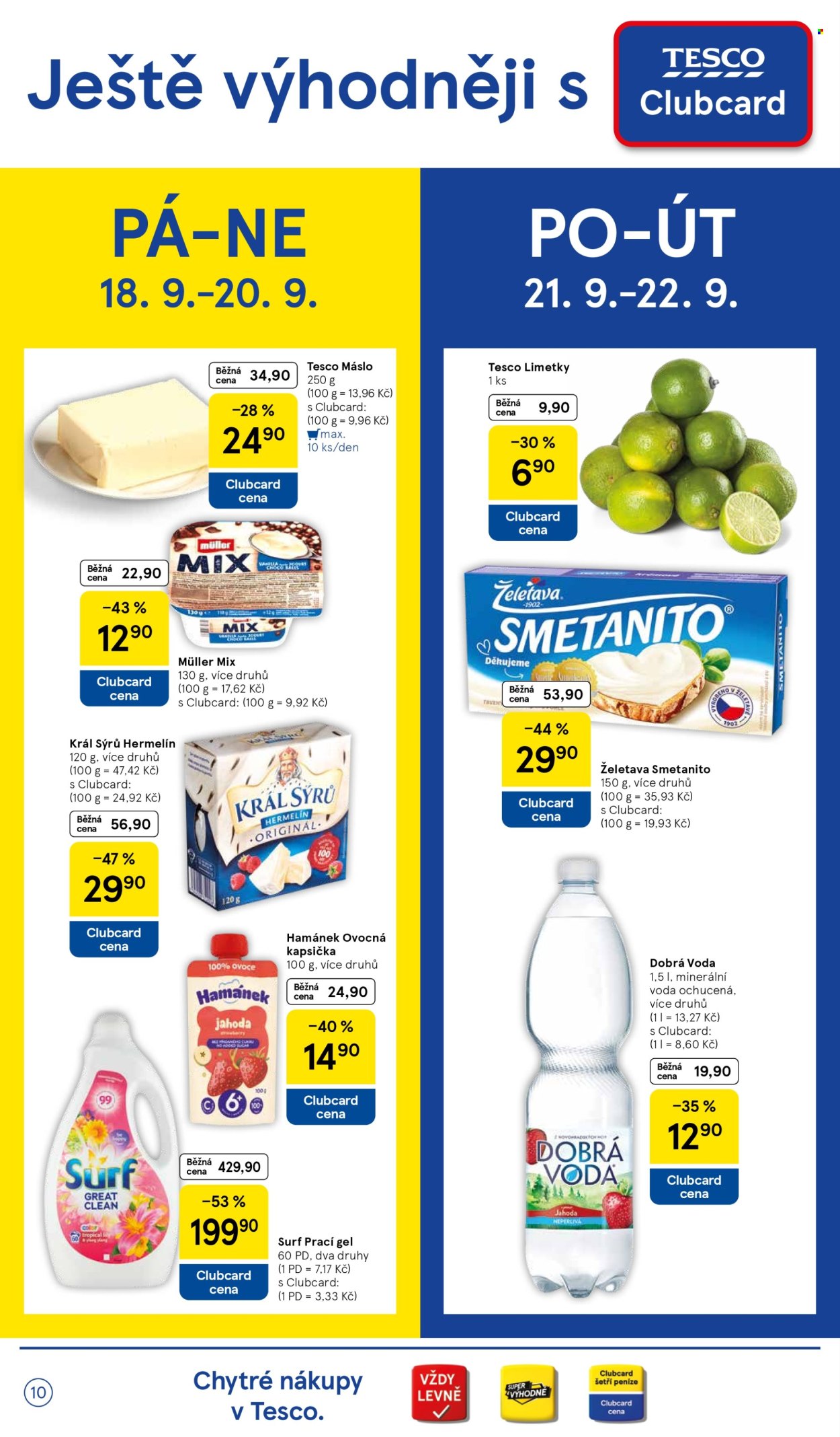 Leták TESCO supermarket - 16.9.2026 - 22.9.2026. Strana 10