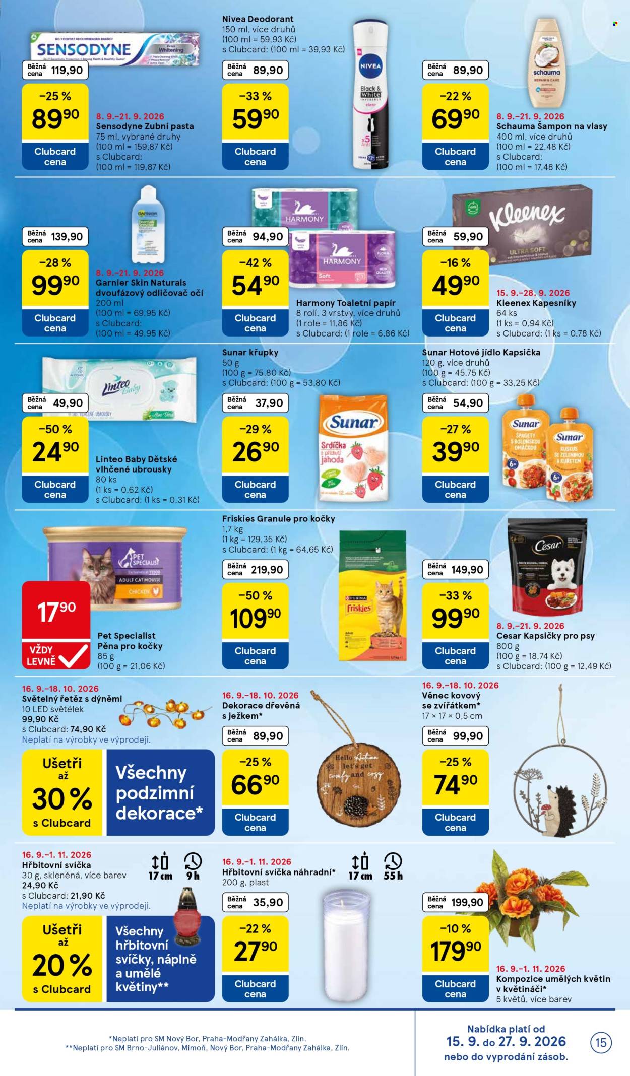Leták TESCO supermarket - 16.9.2026 - 22.9.2026. Strana 15