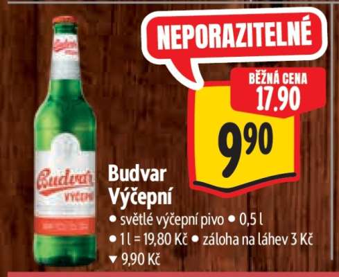 Budvar výčepní
