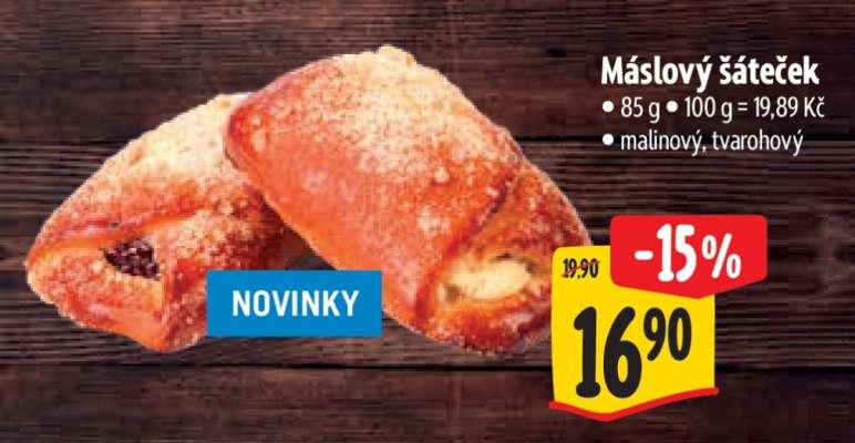 Máslový šáteček