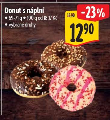 Donut s náplní*