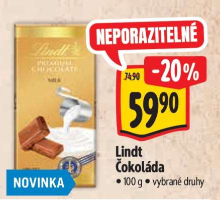 LINDT Čokoláda