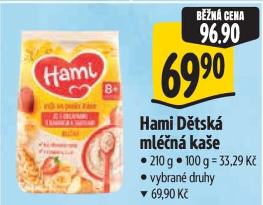Hami Dětská mléčná kaše