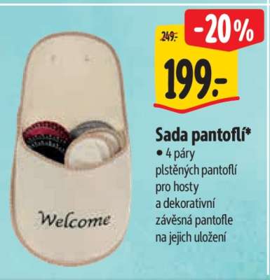 Sada pantoflí