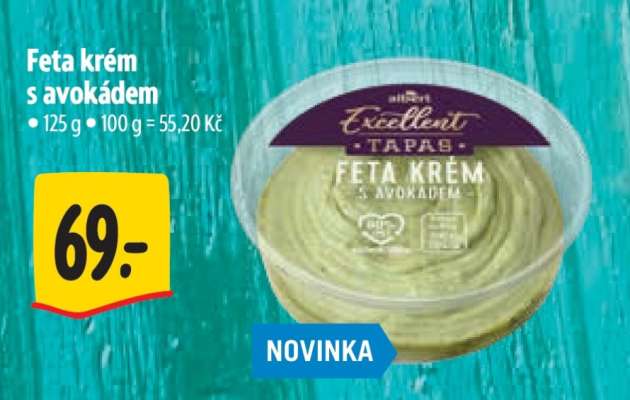 Feta krém s avokádem