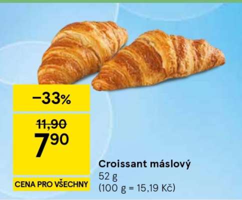 Croissant máslový