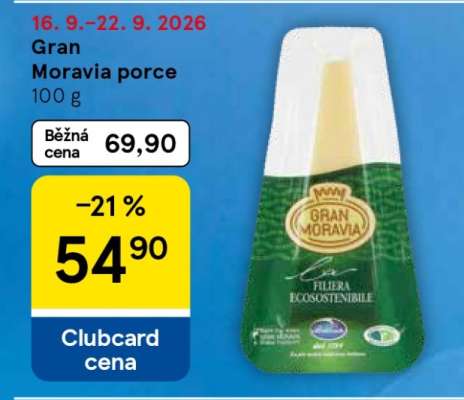 Gran Moravia porce • 100 g