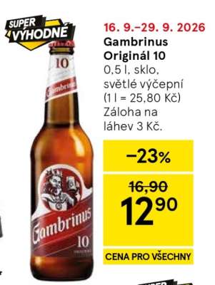Gambrinus Originál 10