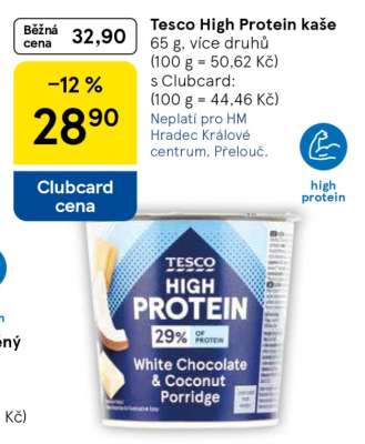 Tesco High protein kaše