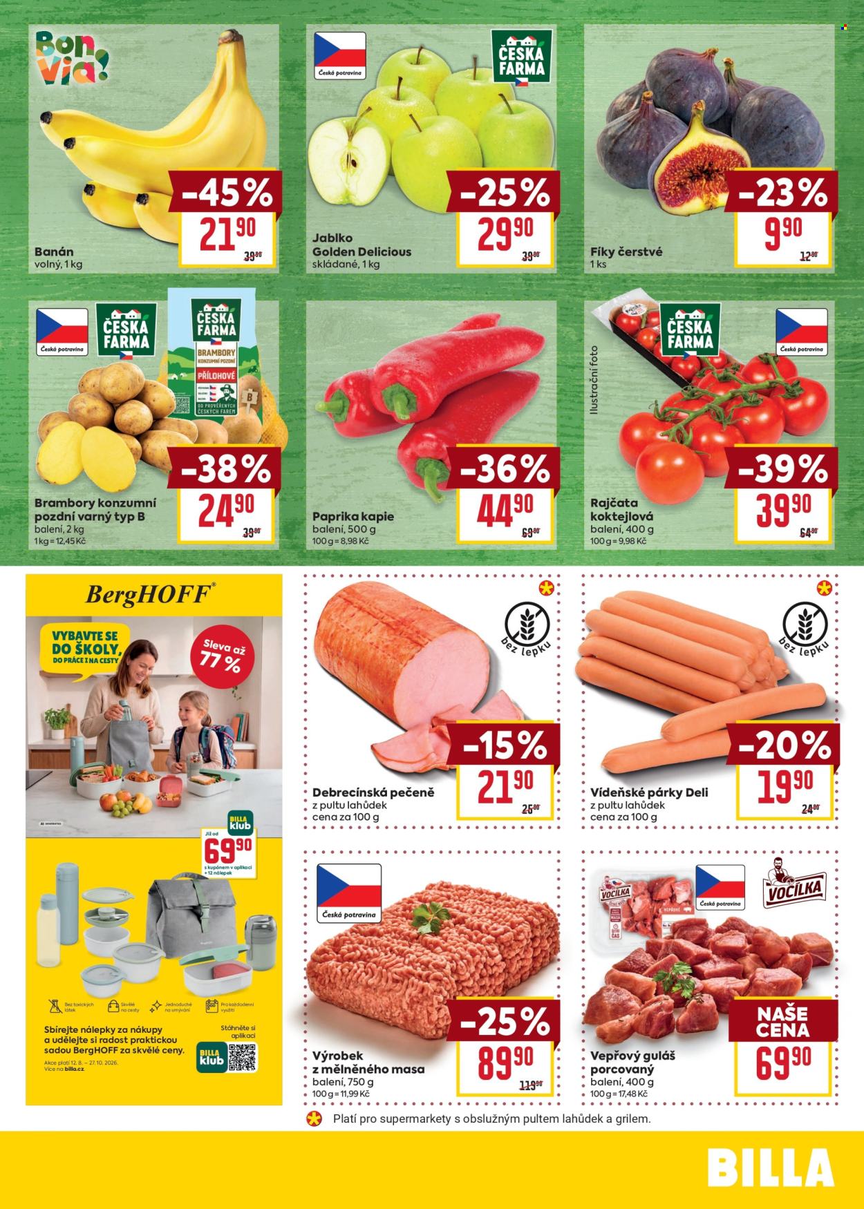 Leták BILLA - 16.9.2026 - 22.9.2026. Strana 3