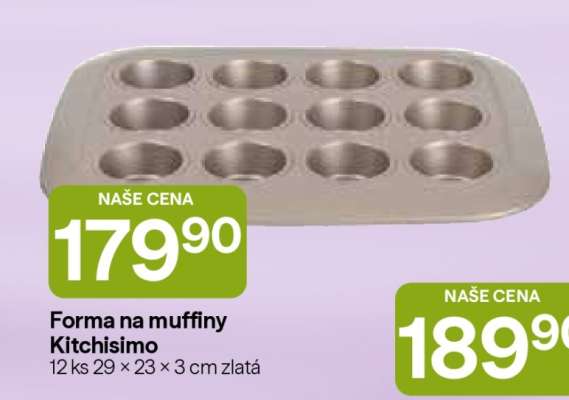 Forma na muffiny Kitchisimo