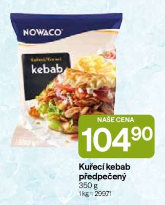 Kuřecí kebab předpečený