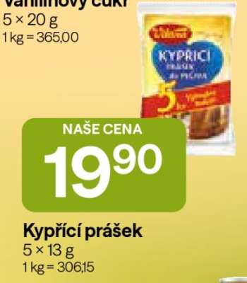 Kypřicí prášek