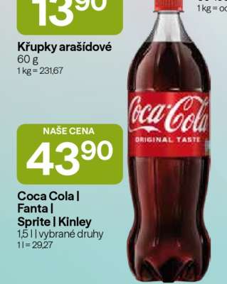 Coca-Cola, Fanta, Sprite, Kinley