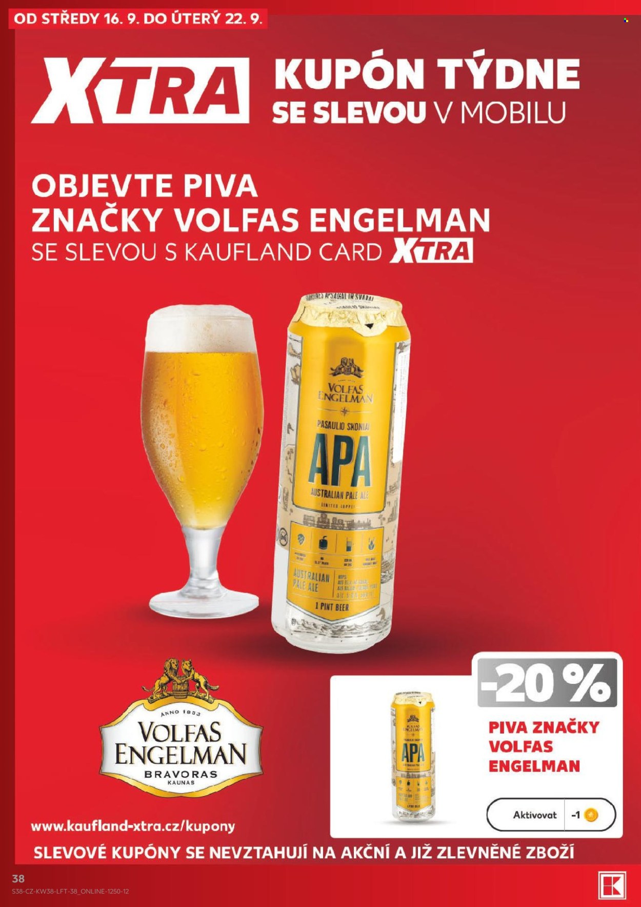Leták Kaufland - 16.9.2026 - 22.9.2026. Strana 38