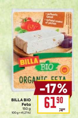 BILLA BIO Feta
