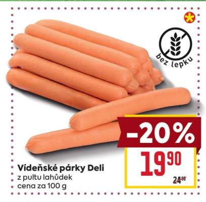 Vídeňské párky Deli