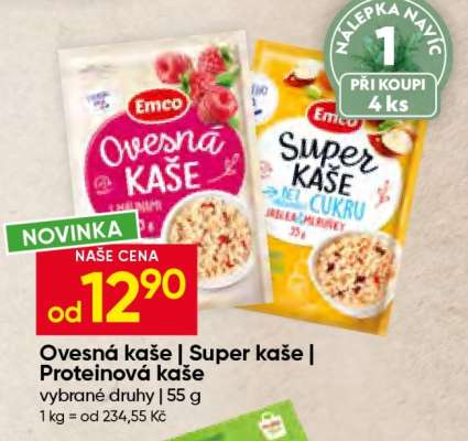 Ovesná kaše | Super kaše | Proteinová kaše
