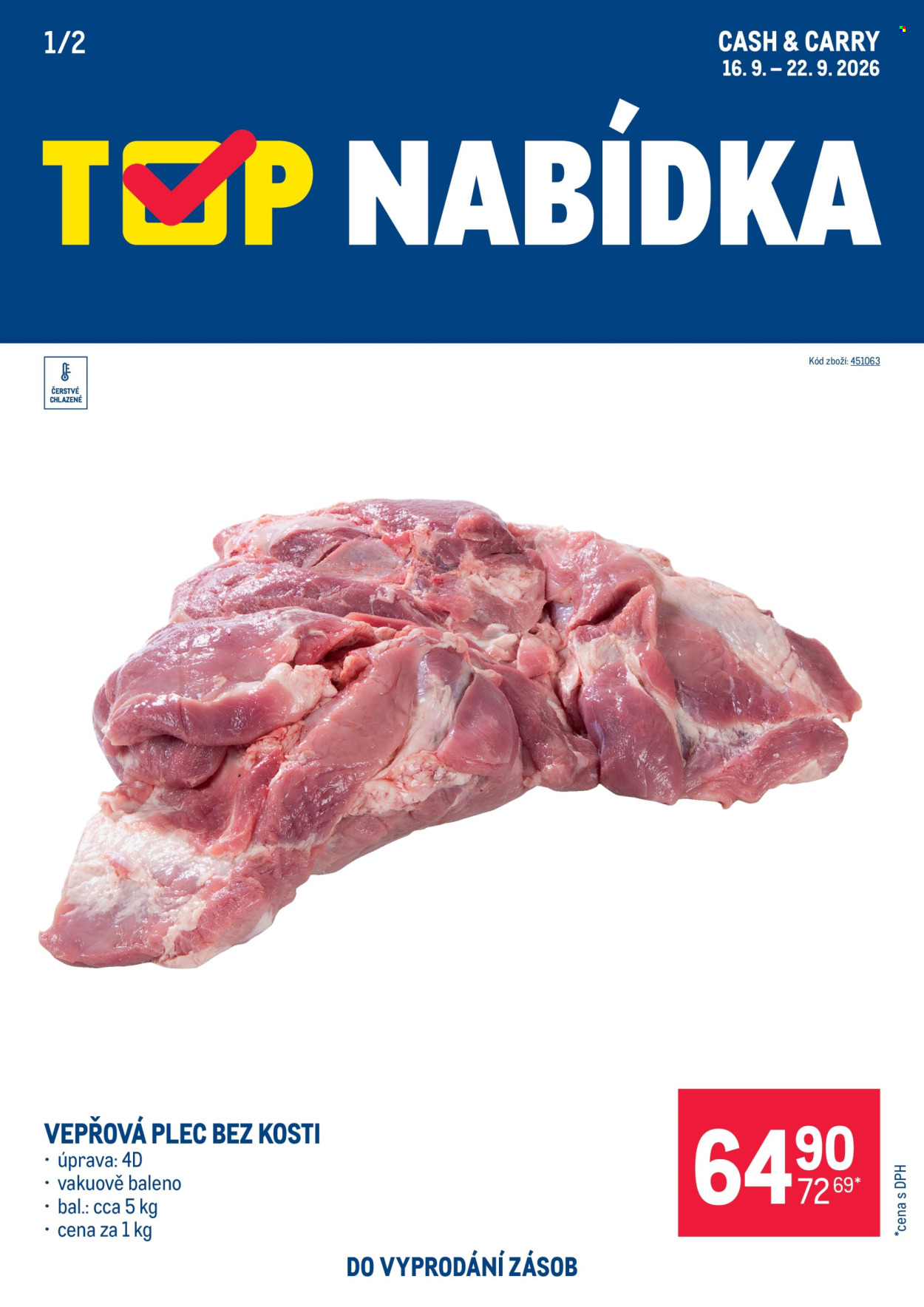 Leták MAKRO - 16.9.2026 - 22.9.2026. Strana 1