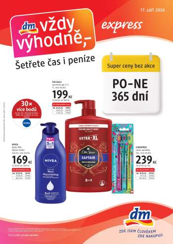 Leták dm drogerie - 17.9.2026 - 14.10.2026.