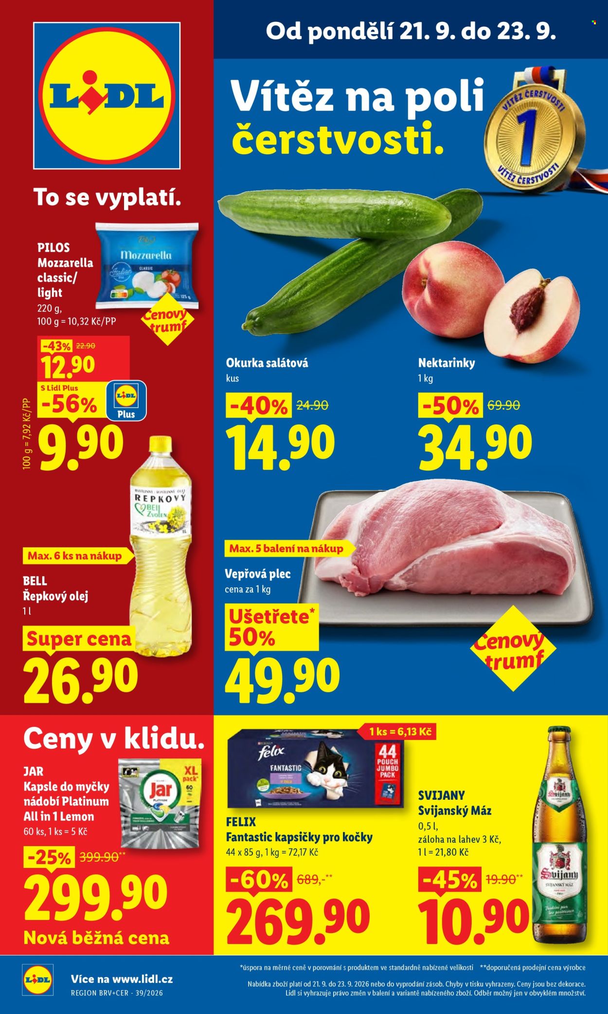 Leták Lidl - 21.9.2026 - 23.9.2026. Strana 1