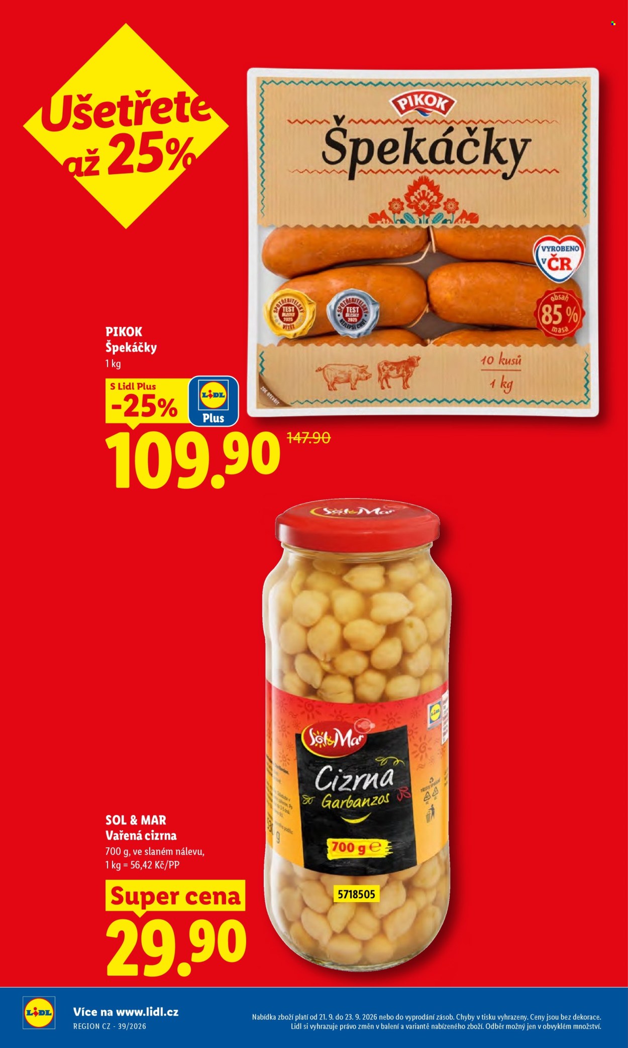 Leták Lidl - 21.9.2026 - 23.9.2026. Strana 10