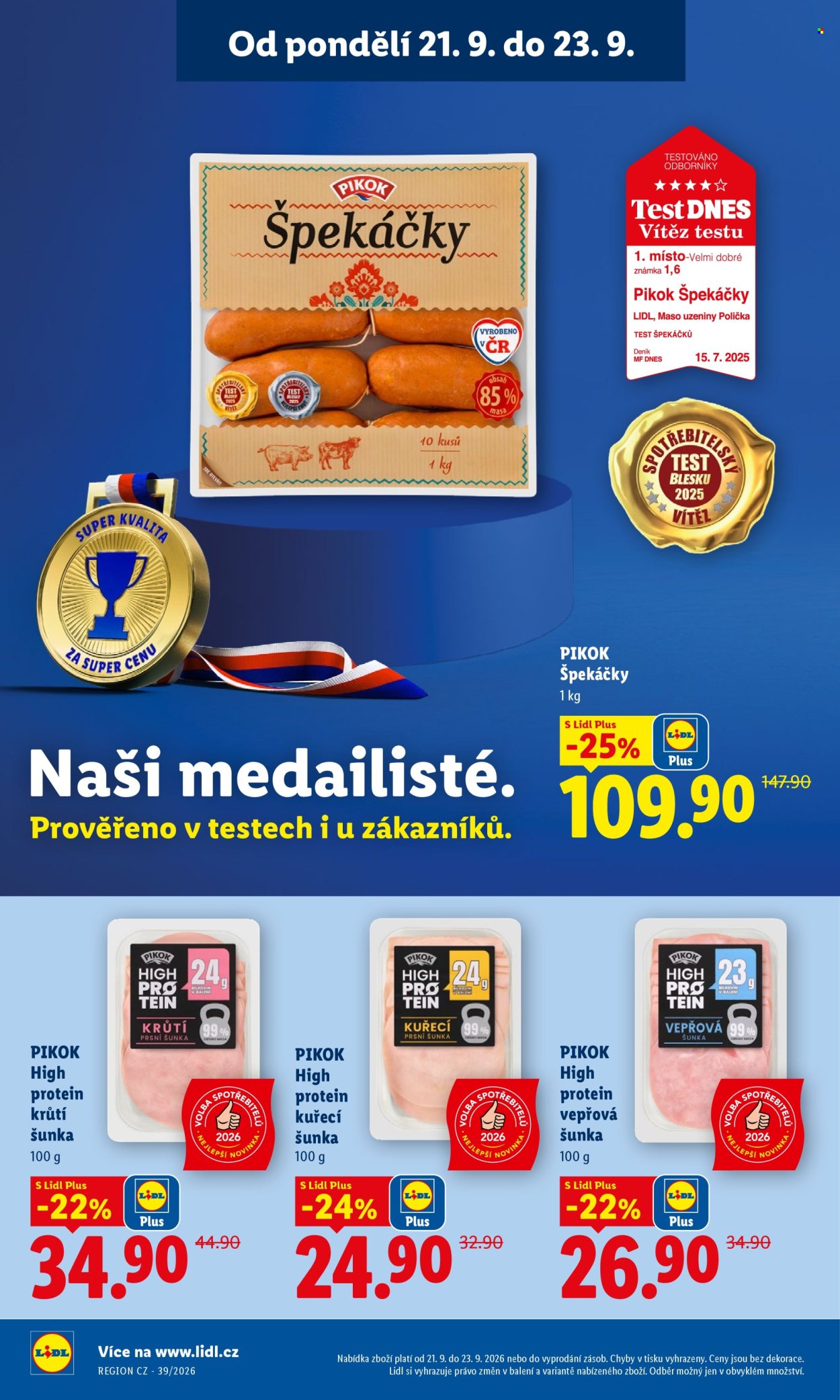 Leták Lidl - 21.9.2026 - 23.9.2026. Strana 18