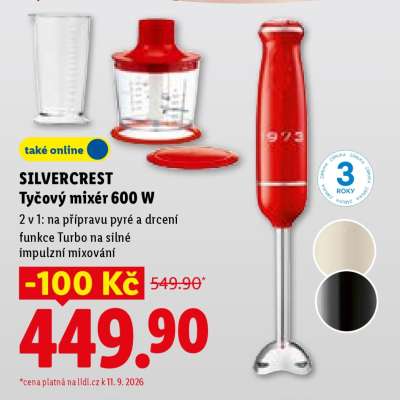 Silvercrest Tyčový mixér 600 W