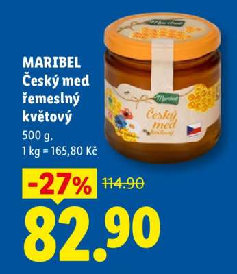 MARIBEL Český med řemeslný květový