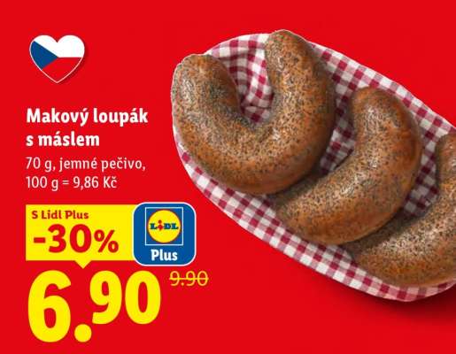 MAKOVÝ LOUPÁK S MÁSLEM