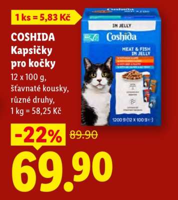 Coshida kapsičky pro kočky