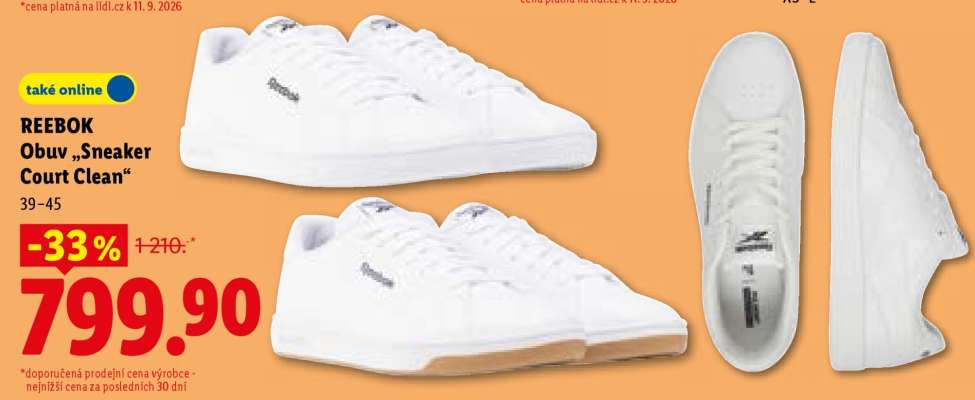 REEBOK Obuv „Sneaker Court Clean“