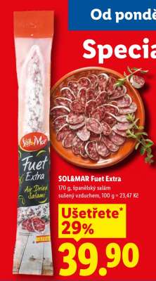 SOL&MAR Fuet extra