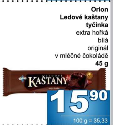 Orion Ledové kaštany tyčinka