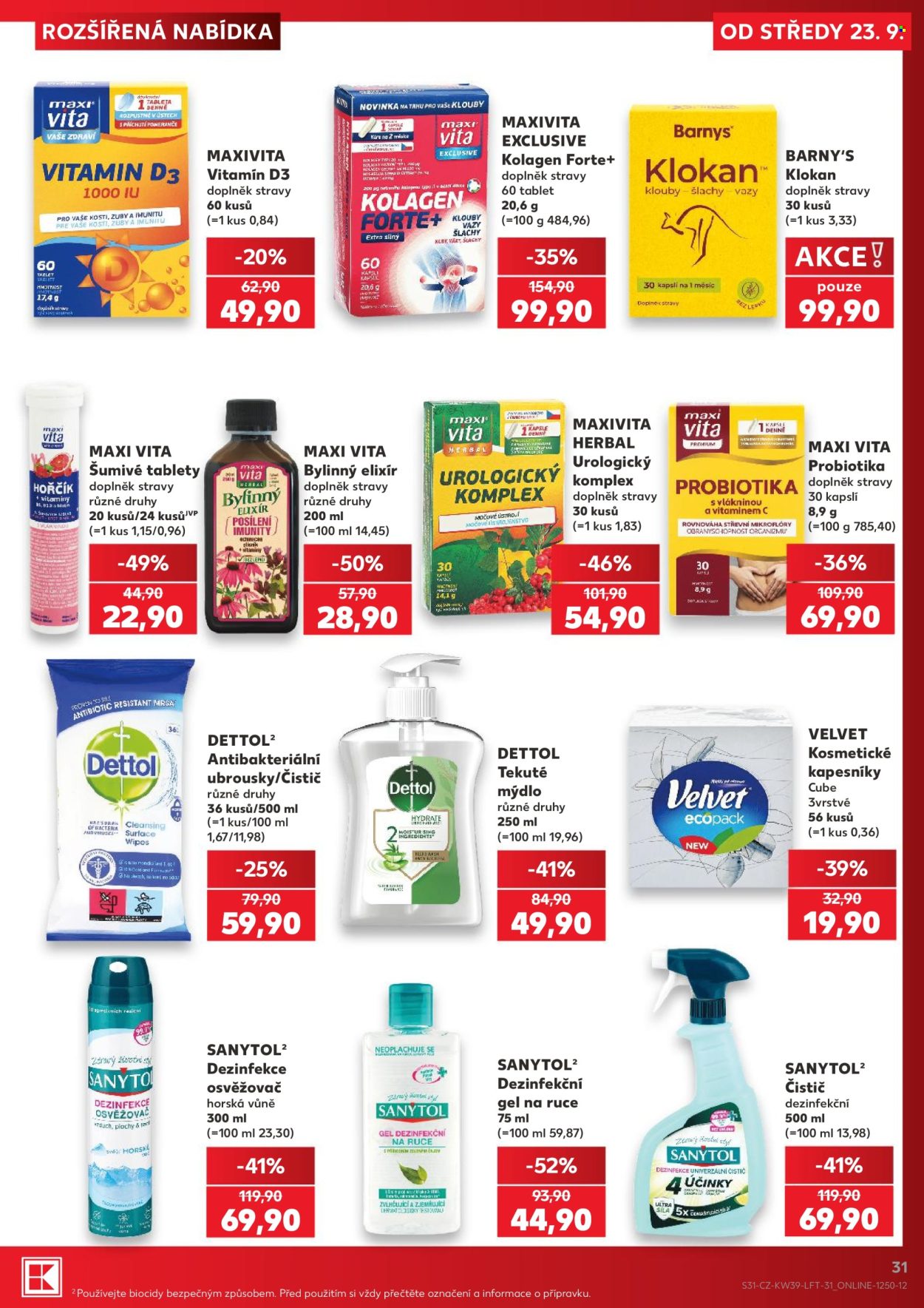 Leták Kaufland - 23.9.2026 - 29.9.2026. Strana 31