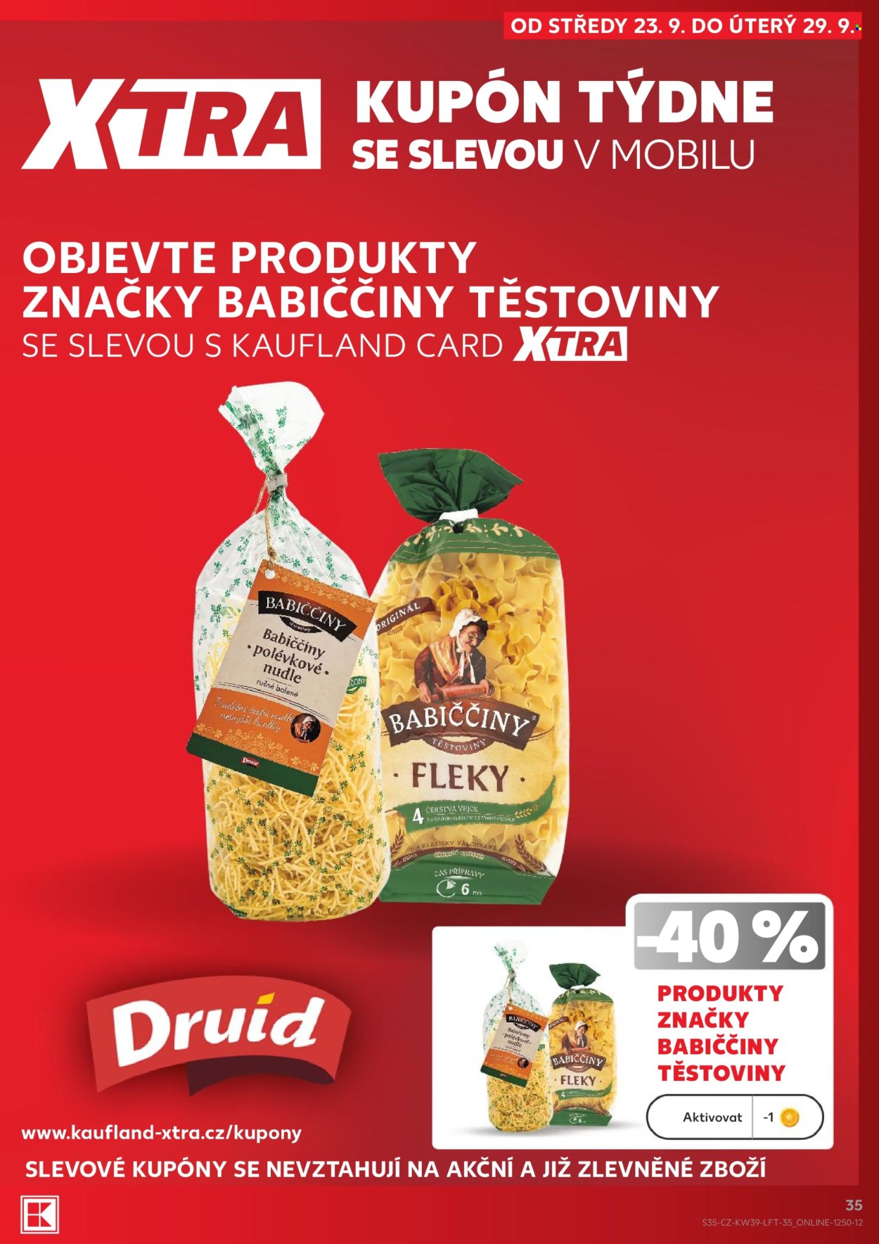 Leták Kaufland - 23.9.2026 - 29.9.2026. Strana 35