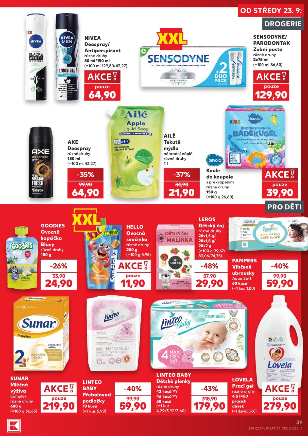 Leták Kaufland - 23.9.2026 - 29.9.2026. Strana 39
