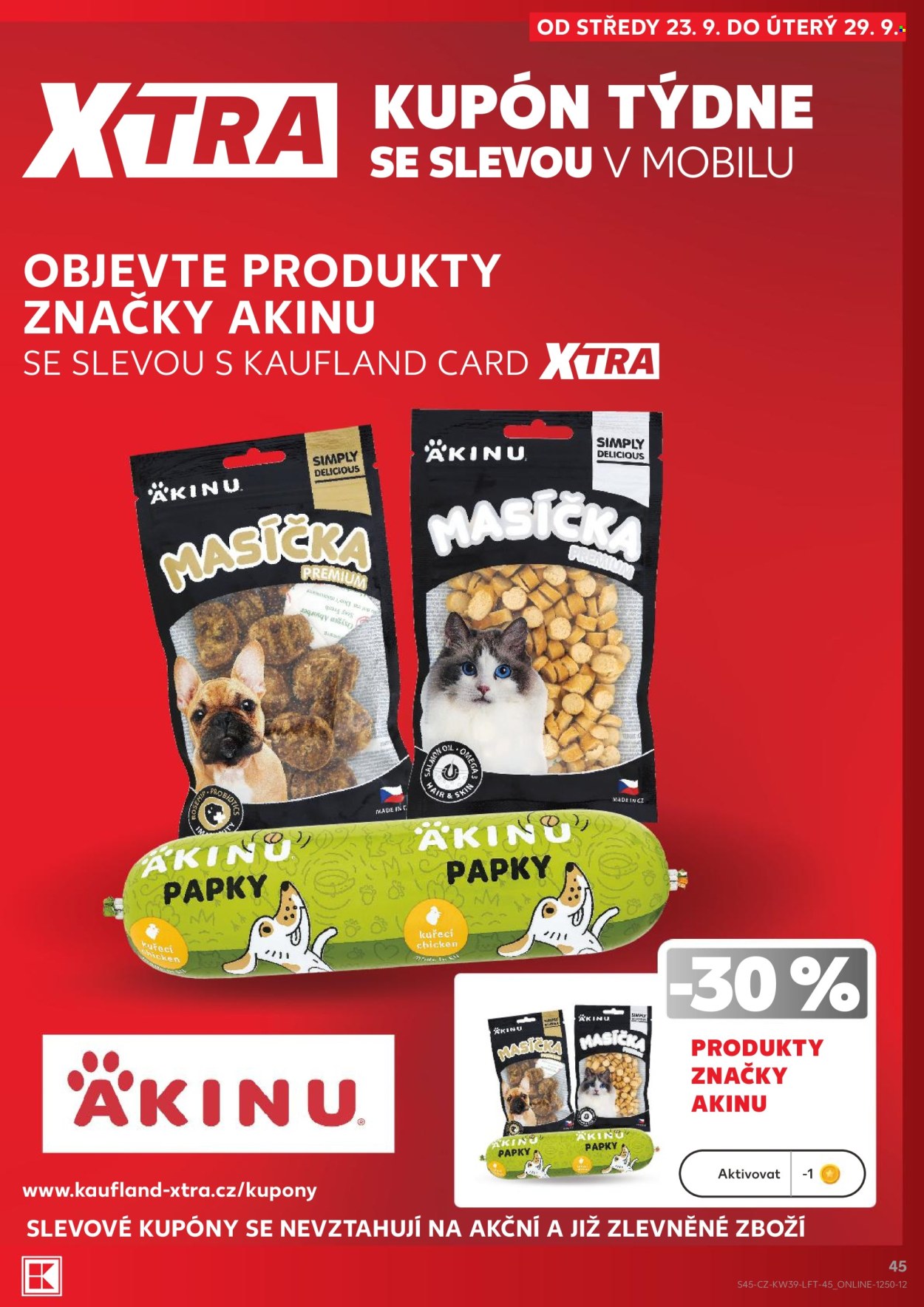 Leták Kaufland - 23.9.2026 - 29.9.2026. Strana 45