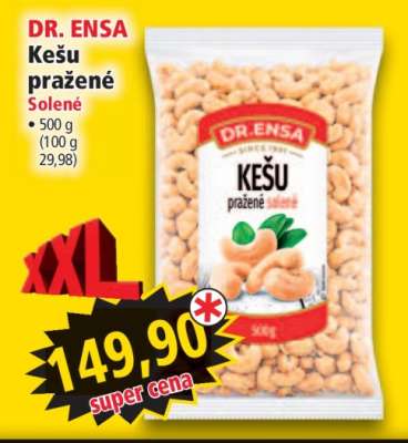 DR. ENSA Kešu pražené Solené