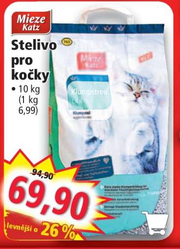 Mieze Katz Stelivo pro kočky